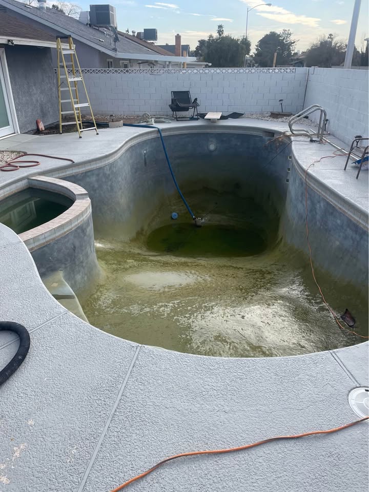 Finished pool