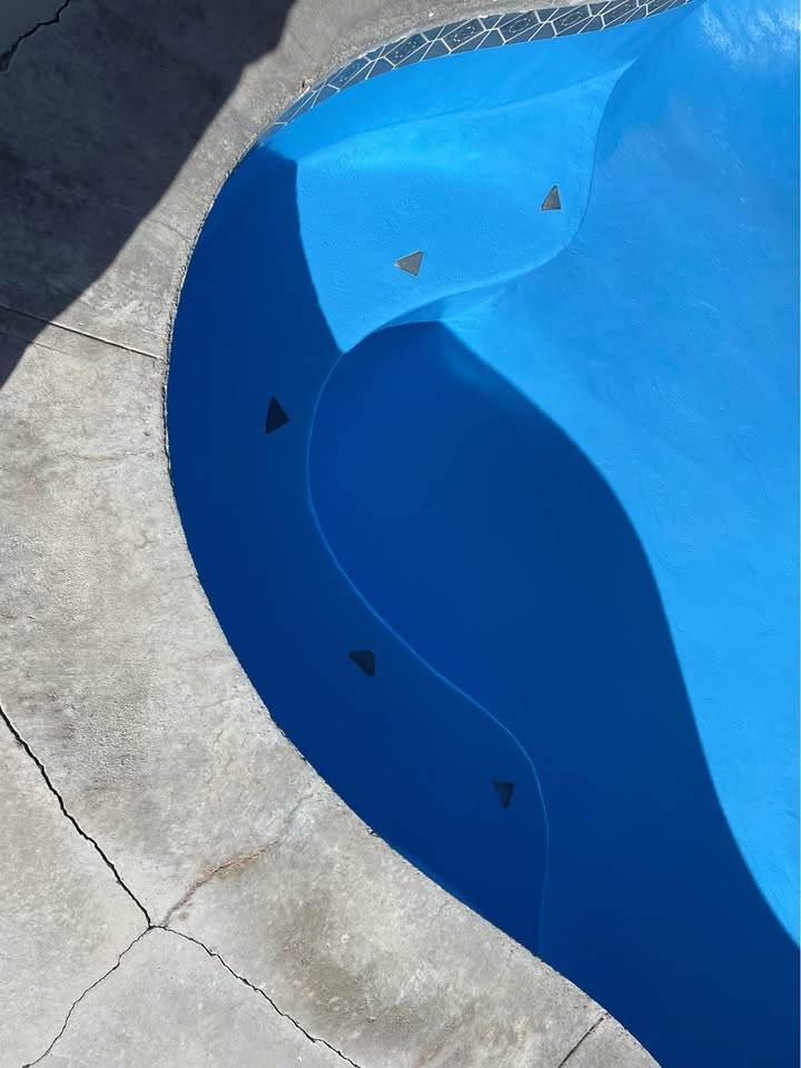 Pool under repair